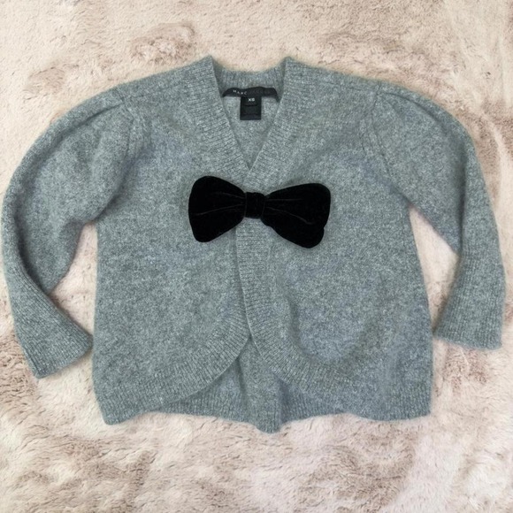 Marc Jacobs Sweaters - Marc Jacobs Angora Bow Cardigan, angora &‎ Lambswool blend,